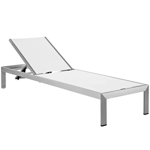 Modway Furniture Shore Outdoor Patio Aluminum Mesh Chaise