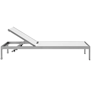Modway Furniture Shore Outdoor Patio Aluminum Mesh Chaise