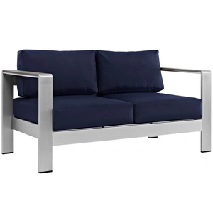 Modway Furniture Shore Outdoor Patio Fabric Loveseat
