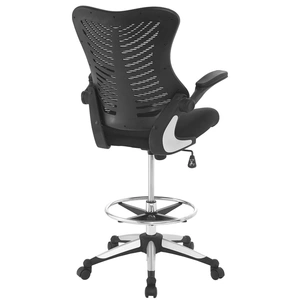 Modway Furniture Charge Drafting Chair, Black