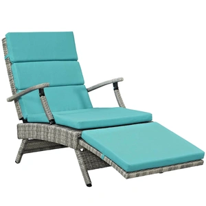 Modway Furniture Envisage Chaise Outdoor Patio Wicker Rattan Lounge Chair