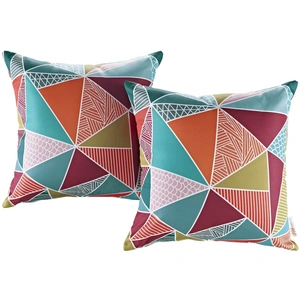 Modway Furniture Modway 2-Pc Outdoor Patio Fabric Pillow Set