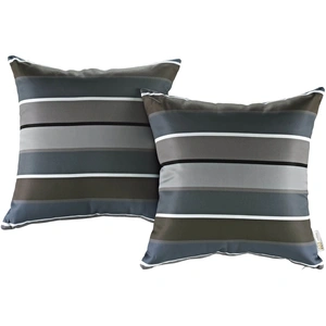 Modway Furniture Modway 2-Pc Outdoor Patio Fabric Pillow Set