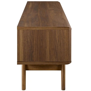 Modway Furniture Envision 59-inch TV Stand, Walnut/White