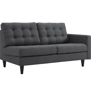 Modway Furniture Empress Right-Facing Upholstered Fabric Loveseat