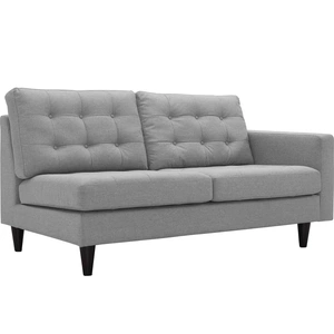 Modway Furniture Empress Right-Facing Upholstered Fabric Loveseat