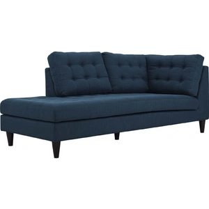 Modway Furniture Empress Upholstered Fabric Left Facing Bumper Chaise