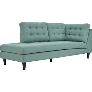 Modway Furniture Empress Upholstered Fabric Left Facing Bumper Chaise