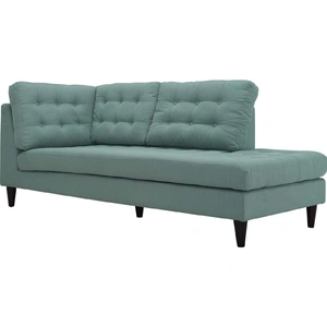 Modway Furniture Empress Upholstered Fabric Right Facing Bumper Chaise