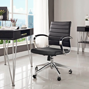 Modway Furniture Jive Mid Back Office Chair, Black