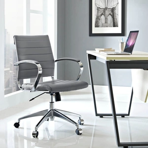 Modway Furniture Jive Mid Back Office Chair, Gray