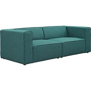Modway Furniture Mingle 2-Pc Upholstered Fabric Sectional Sofa Set