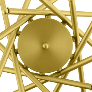 Modway Furniture Cherish Brass Metal Pendant Light, Brass
