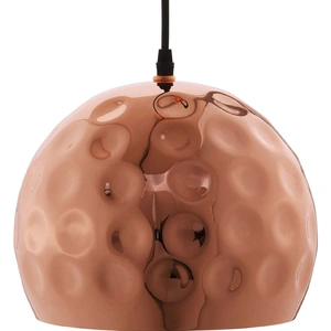 Modway Furniture Dimple 10-inch Half-Sphere Iron Pendant Light, Rose Gold