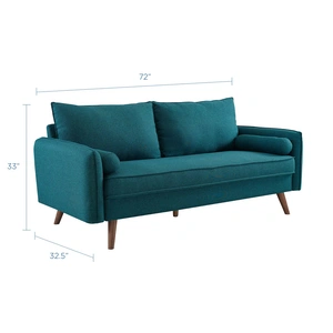 Modway Furniture Revive Upholstered Fabric Sofa