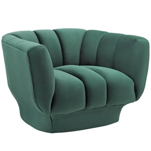 Modway Furniture Entertain Tufted Velvet Armchair
