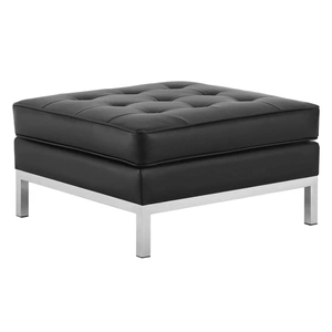 Modway Furniture Loft Tufted Faux Leather Ottoman