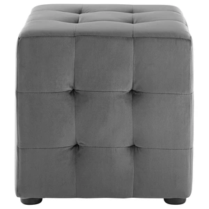 Modway Furniture Contour Tufted Cube Velvet Ottoman