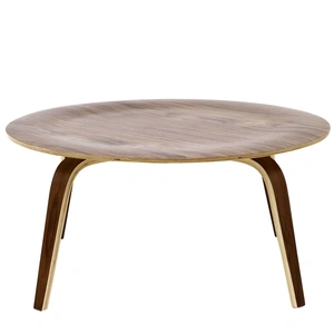 Modway Furniture Plywood Coffee Table, Walnut