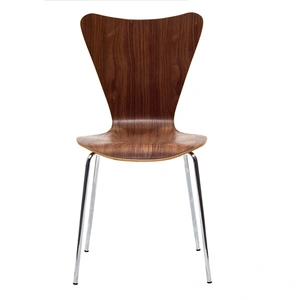 Modway Furniture Ernie Dining Side Chair, Walnut