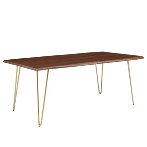 Modway Furniture Ardor 74-inch Live Edge Acacia Wood Dining Table