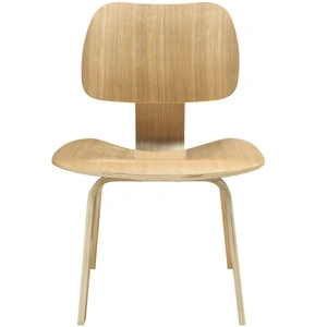 Modway Furniture Fathom Plywood Dining Side Chair, Natural
