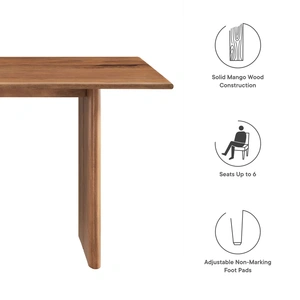 Modway Furniture Amistad 60-inch Wood Dining Table