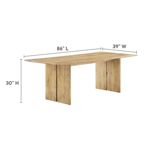 Modway Furniture Amistad 86-inch Wood Dining Table