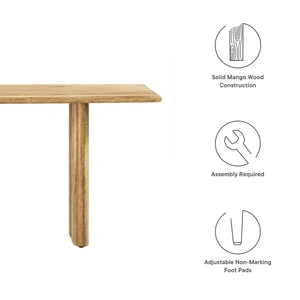 Modway Furniture Amistad 58-inch Wood Bench