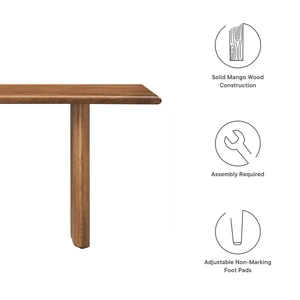 Modway Furniture Amistad 58-inch Wood Bench
