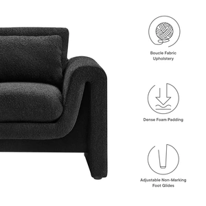Modway Furniture Waverly Boucle Upholstered Armchair