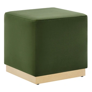 Modway Furniture Tilden 17-inch Square Performance Velvet Upholstered Ottoman