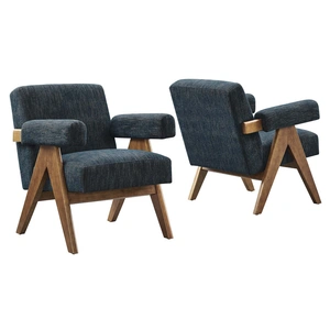 Modway Furniture Lyra Fabric Armchair (Set of 2)