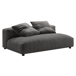 Modway Furniture Solace Modular Upholstered Fabric Armless Loveseat