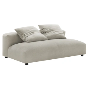 Modway Furniture Solace Modular Upholstered Fabric Armless Loveseat