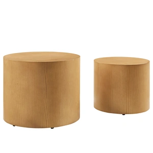 Modway Furniture Amani Round Nesting Coffee Tables (Set of 2)
