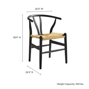 Modway Furniture Amish 29-inch Wood Dining Chair
