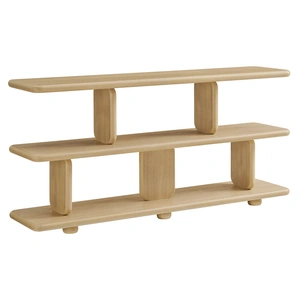 Modway Furniture Lyle Sculptural 2-Tier Bookshelf