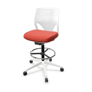 Actiu Efit 40 Adjustable Swivel Office Draughtsman Chair w/Footrest & Synchro Mechanism