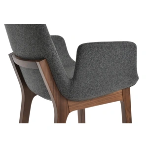 SohoConcept Furniture Eiffel Wood Arm Counter Stool