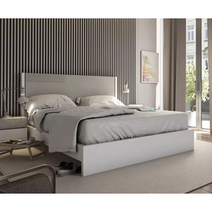 Nordholtz Elbe Bedroom Set, White/Gray