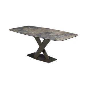 J&M Furniture Elegance Ceramic Fixed Table