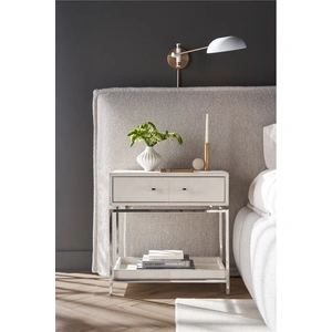 Universal Furniture Lux Fabric Platform Bedroom Set, Medina Pebble