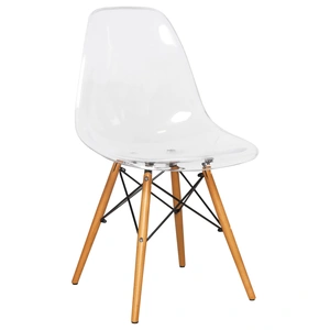 LeisureMod Dover Plastic Side Chair