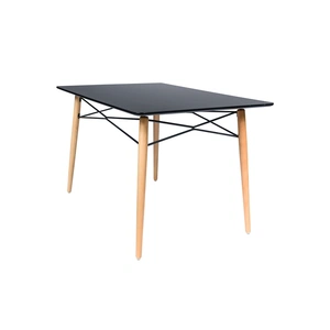 LeisureMod Dover Rectangle Wood Dining Table