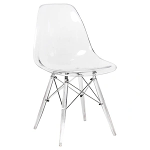 LeisureMod Dover Plastic Side Chair