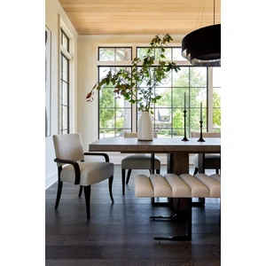 Universal Furniture Devereux Fabric/Metal Bench, Endurance Sand