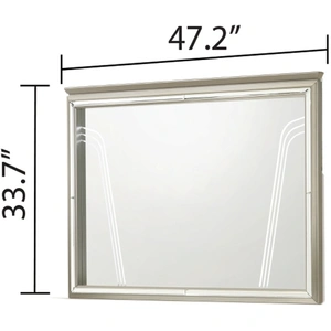 Galaxy Home Furnishings Samantha Rectangular Mirror