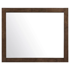 Homelegance Erwan Wood/Wood Veneer Rectangular Mirror, Espresso