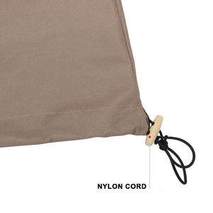 LeisureMod Hanging Single Egg Swing Chair Cover, Brown